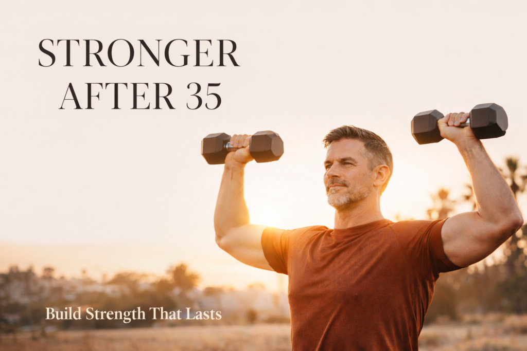 Best full body workout for adults over 35 - dumbbell workout routine to build muscle and strength